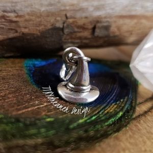 Witch Wizard Hat Charm for Halloween Charm Bracelet Magic Witchy Wiccan Charm